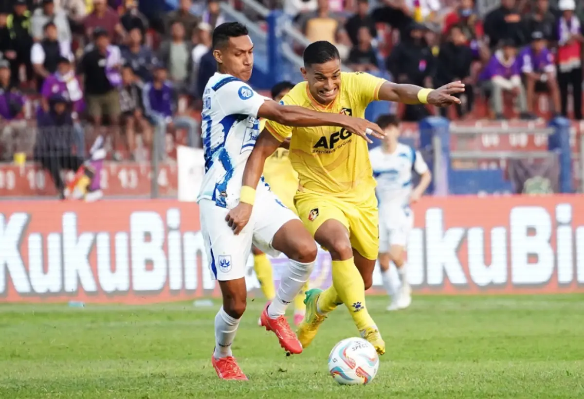 PSIS Semarang curi poin pada laga tandang lawan Persik Kediri, skor berakhir imbang 1-1. (Sumber : Dok. Liga Indonesia Baru)
