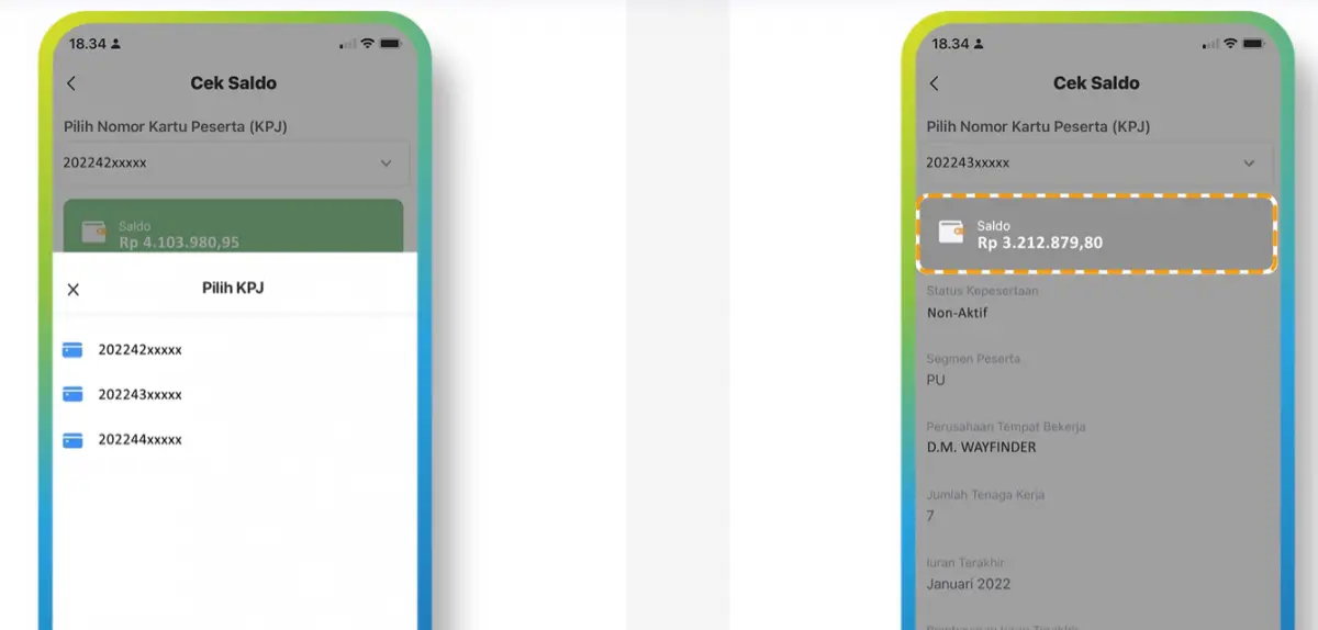Cara cek saldo JHT BPJS Ketenagakerjaan lewat HP di Aplikasi JMO.