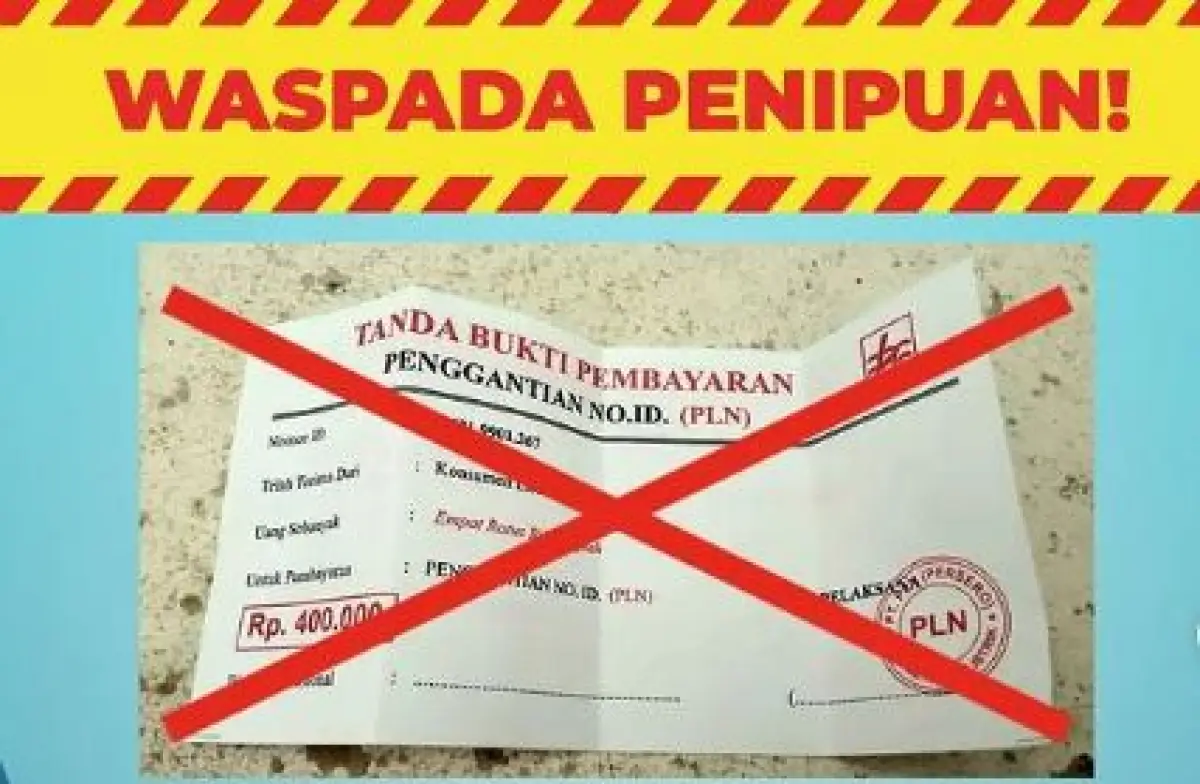 Modus Penipuan Mengatasnamakan PLN, Oknum Minta Pembayaran dan Data Diri Pelanggan dengan Cara Ini (Sumber : instagram.com/pln_id)