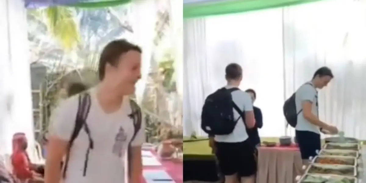 Viral Bule Nyasar ke Kondangan, Sikap Warga Sekitar Jadi Sorotan Warganet (Sumber : Instagram/@coretankertas_)