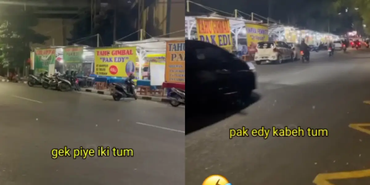 Gara-gara Pak Edy, Pria Ini Pusing saat Cicip Kuliner di Semarang (Sumber : Instagram/@ndagel.crew)