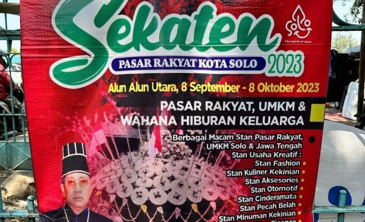 Sekaten Keraton Surakarta 2023 (Sumber : Instagram @agendasolo)