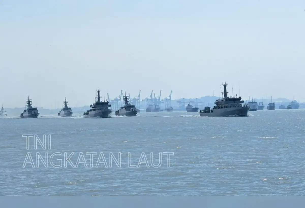 Indonesia berada di peringkat keempat dalam daftar Kekuatan Angkatan Laut Global 2023 menurut World Directory of Modern Military Warships (WDMMW). (Sumber : Instagram/tni_angkatan_laut)