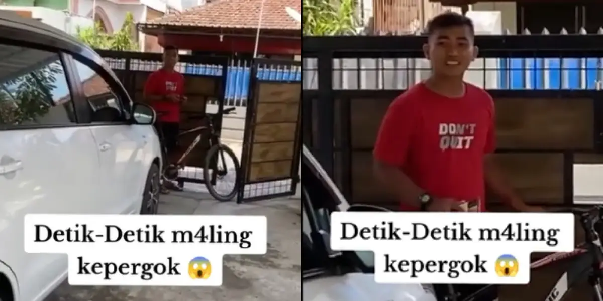 Momen Pemilik Sepeda Pergoki Maling, Respos Mengejutkan Wanita Ini Dipuji Warganet (Sumber : TikTok/@kiemjoyoung)