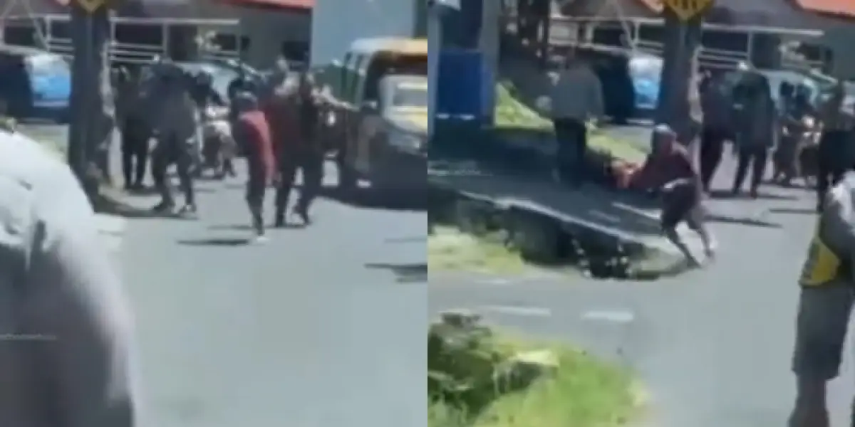 Diduga Laporan Tak Ditanggapi, Kakek Ini Nekat Tebaskan Parang ke Polisi (Sumber : Instagram/@memomedsos)