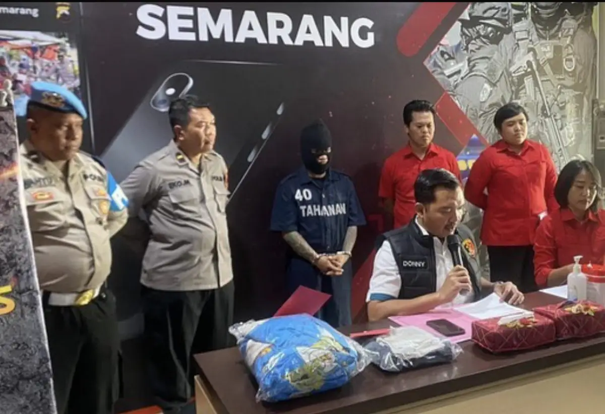 Pelaku penganiayaan istri hingga tewas di Sendangguwo (Sumber : instagram @resmob_polrestabessemarang)