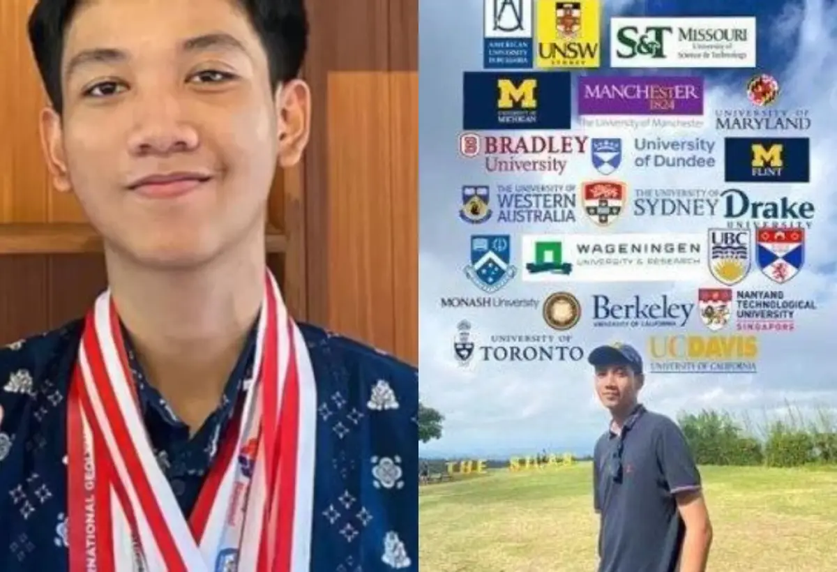 Maulana Fatahillah Adzima, Siswa SMAN3 Semarang yang Diterima di 21 Kampus Ternama Luar Negeri (Sumber : Tiktok/@mauladzima)