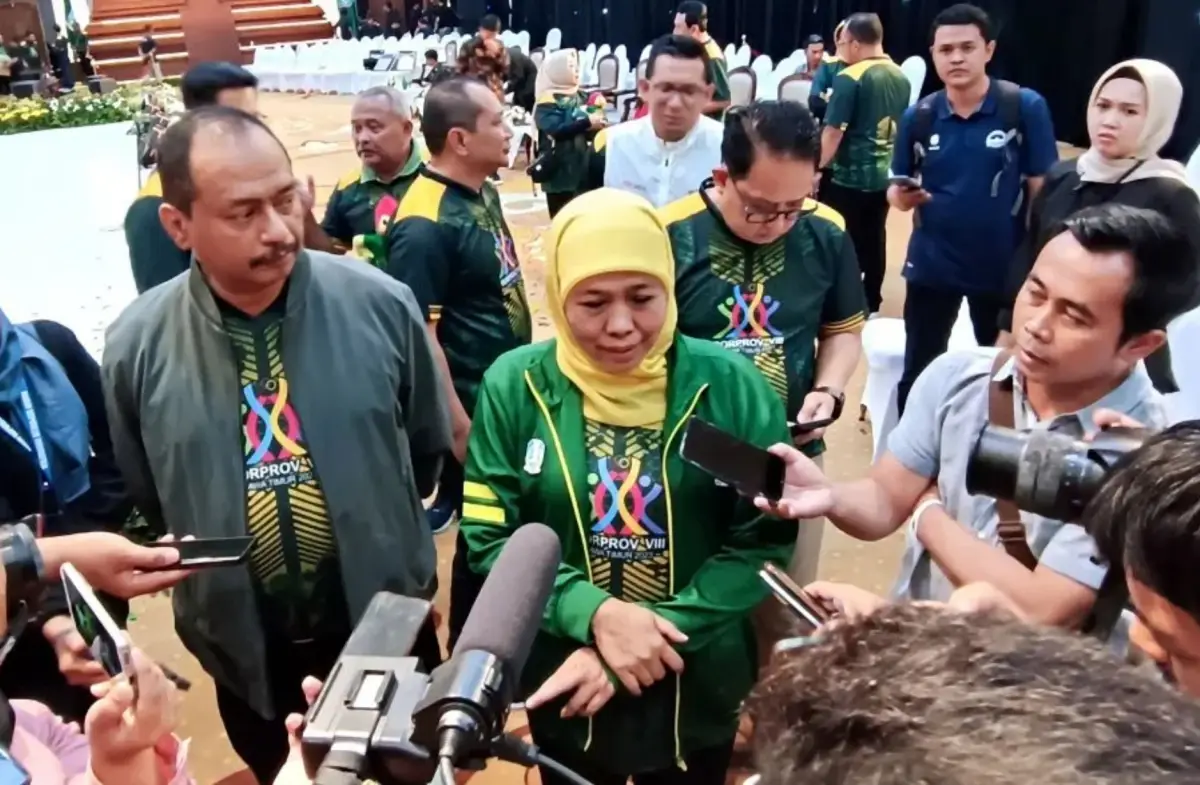 khofifah tanggapi deklarasi Anies Baswedan Cak Imin (Sumber : antara)