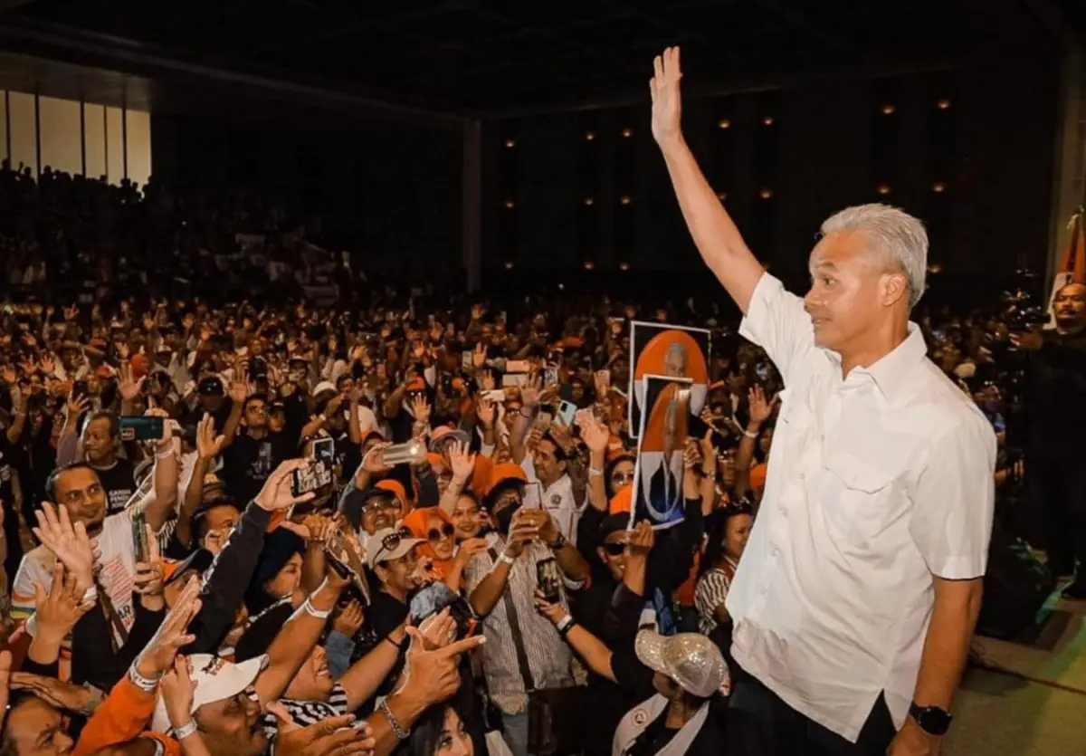 Momen Ganjar Pranowo pamitan dengan warga Jawa Tengah di akhir masa jabatan sebagai Gubernur Jateng, Selasa 5 September 2023. (Sumber : Instagram @ganjar_pranowo)