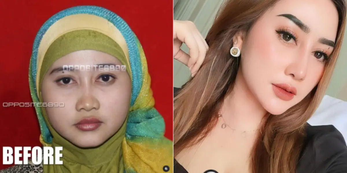 Viral Foto Jadul Luluk Nuril Sebelum Dipermak, Publik: Kirain Cantik dari Sananya, Ternyata dari Dananya (Sumber : Instagram/@opposite6890.bytes)