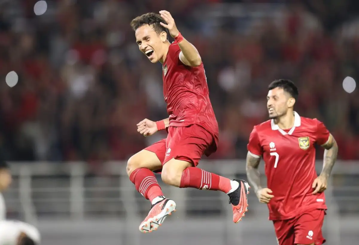 Timnas Indonesia berhasil meraih kemenangan 2-0 melawan Turkmenistan dalam laga FIFA Matchday. (Sumber : Instagram/timnas.indonesia)