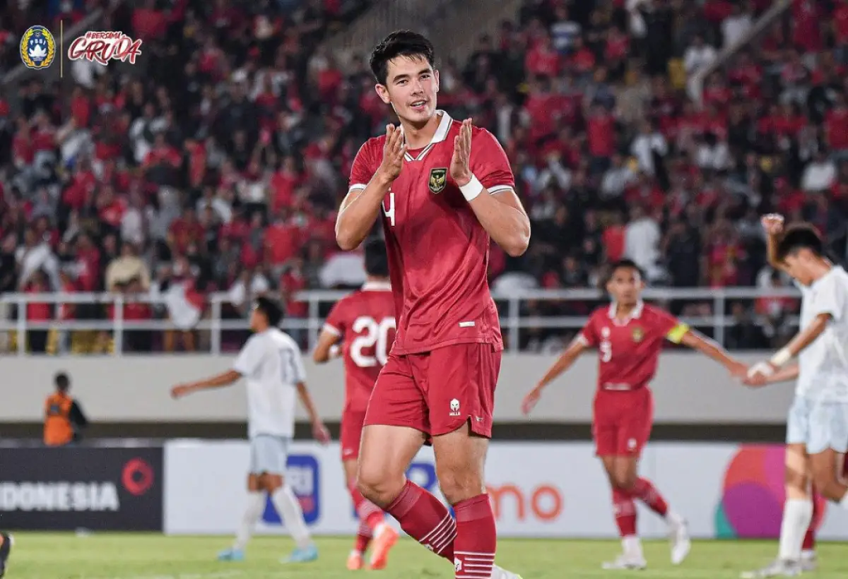 Timnas Indonesia U-23 menang 9-0 lawan China Taipei pada Kualifikasi Piala Asia U-23 2024. (Sumber : Instagram/timnas.indonesia)