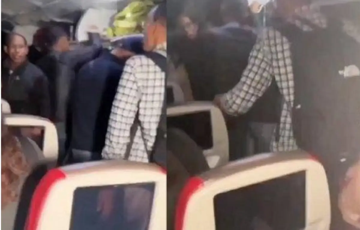 Penumpang panik insiden Batik Air (Sumber : Instagram @fakta.indo)