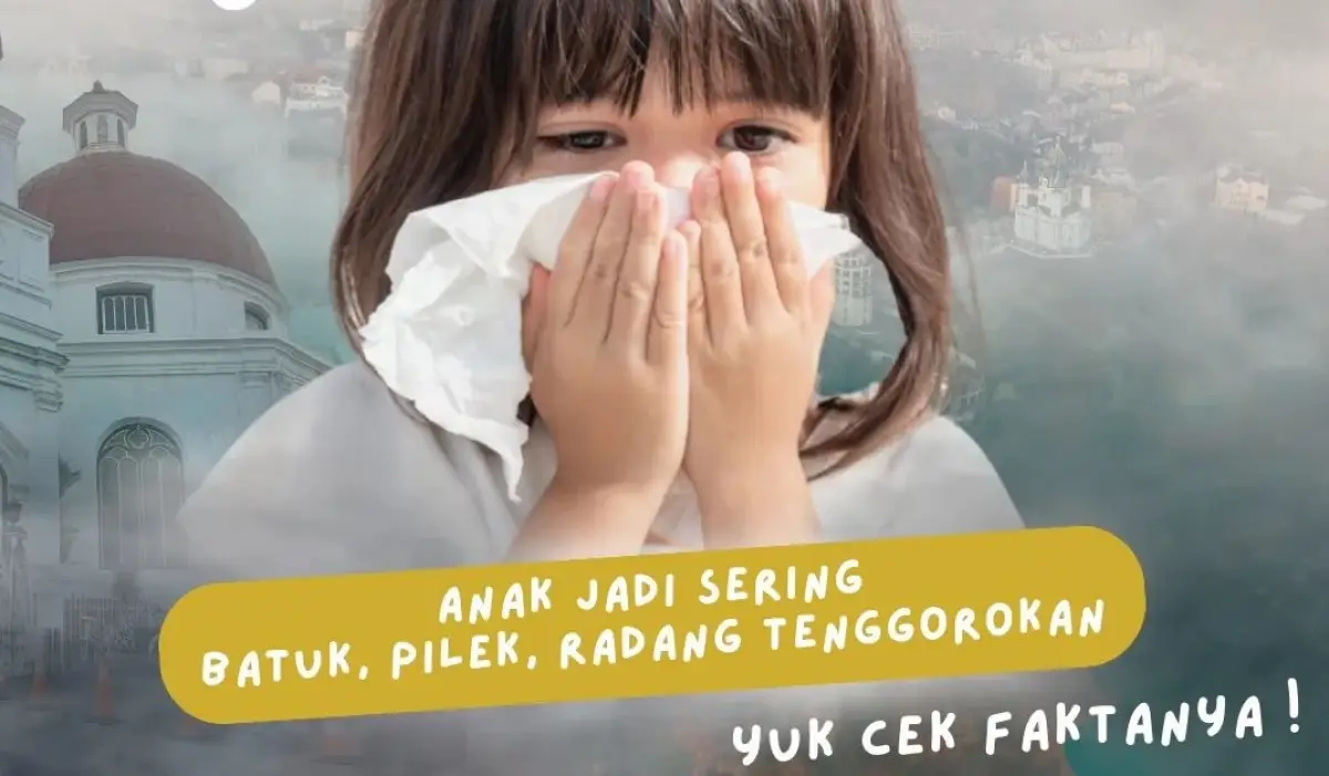 Kenali gejala polusi udara pada anak, bikin si kecil gampang sakit. (Sumber : Dinkes Kota Semarang)