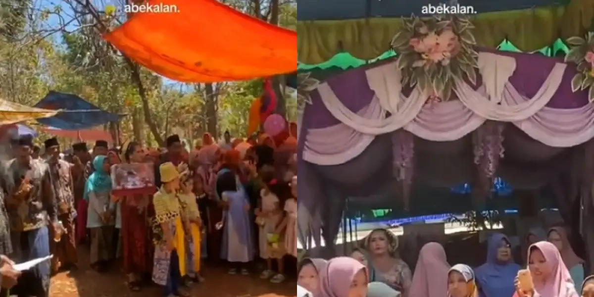 Diduga Dijodohkan, Warga Madura Gelar Pernikahan Anak SD Tuai Pro Kontra dari Publik (Sumber : Instagram/@infomdr)