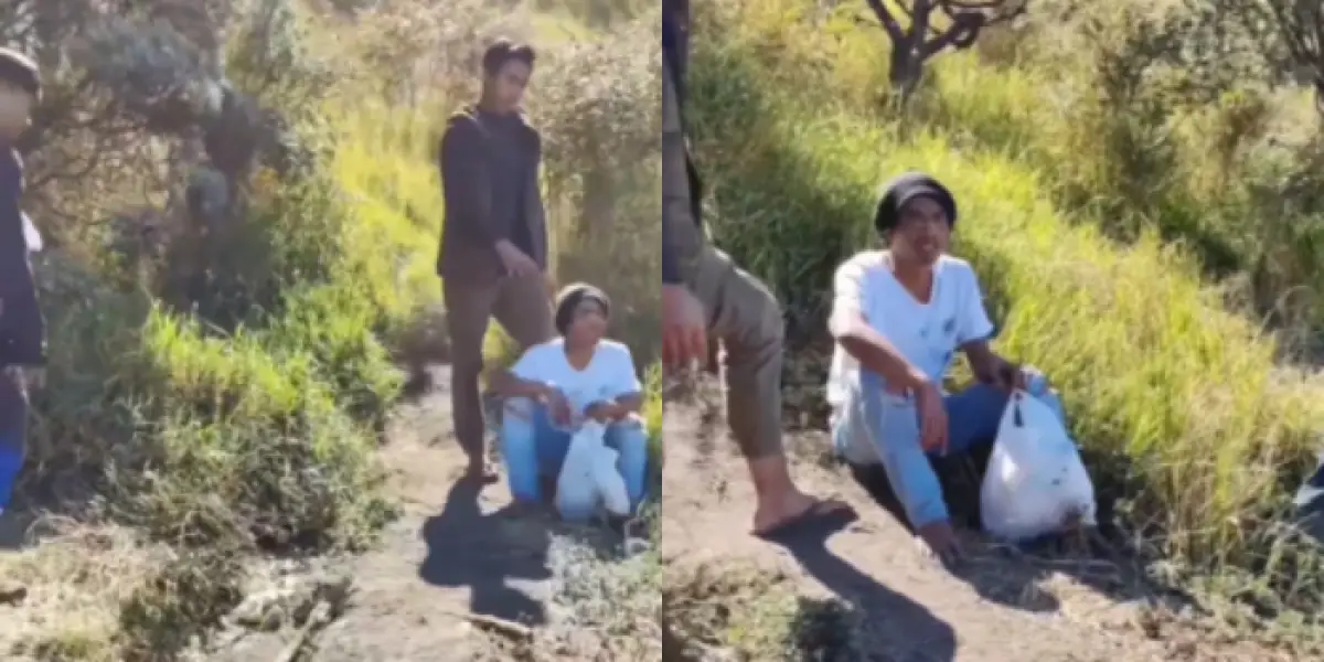 Bikin Resah, Tukang Palak di Gunung Merbabu Kembali Muncul Ambil Bekal Para Pendaki (Sumber : Instagram/@infojogjaterkini)