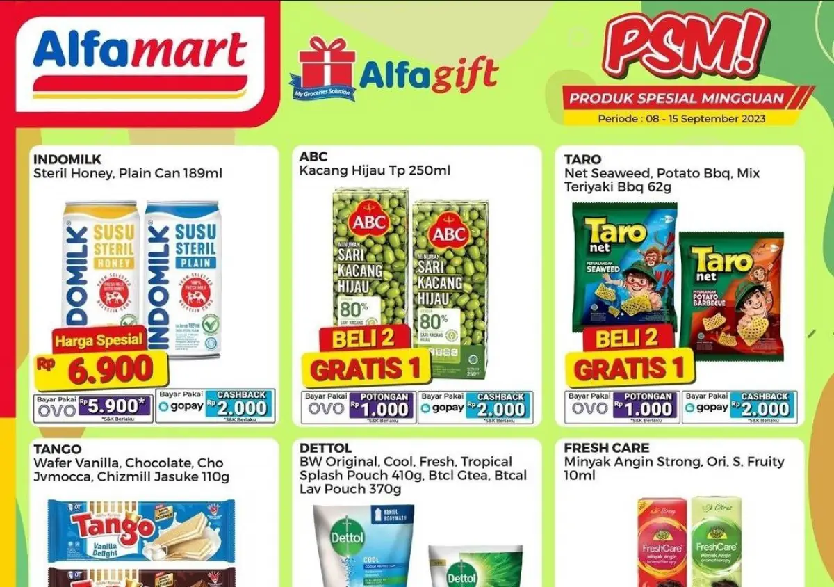 Diskon besar-besaran di Alfamart berikut harganya (Sumber : Instagram @alfamart)