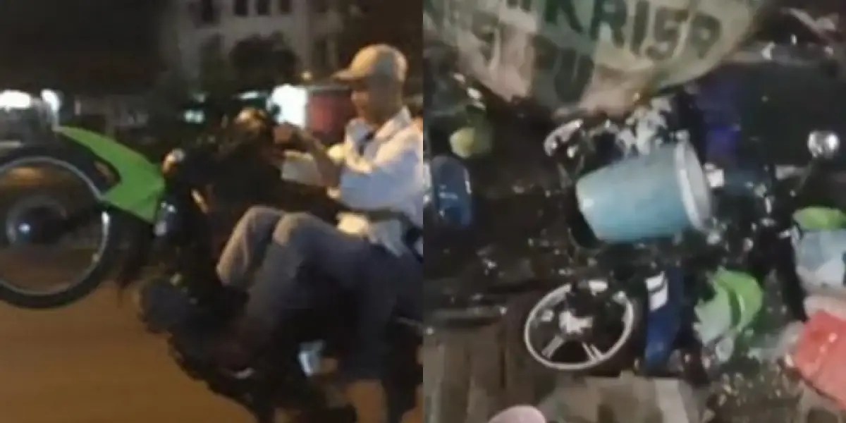 Gegara Remaja Gagal Freestyle Motor, Warung di Makassar Ini Rusak Berat Usai Tertabrak (Sumber : Instagram/@makassar_iinfo)