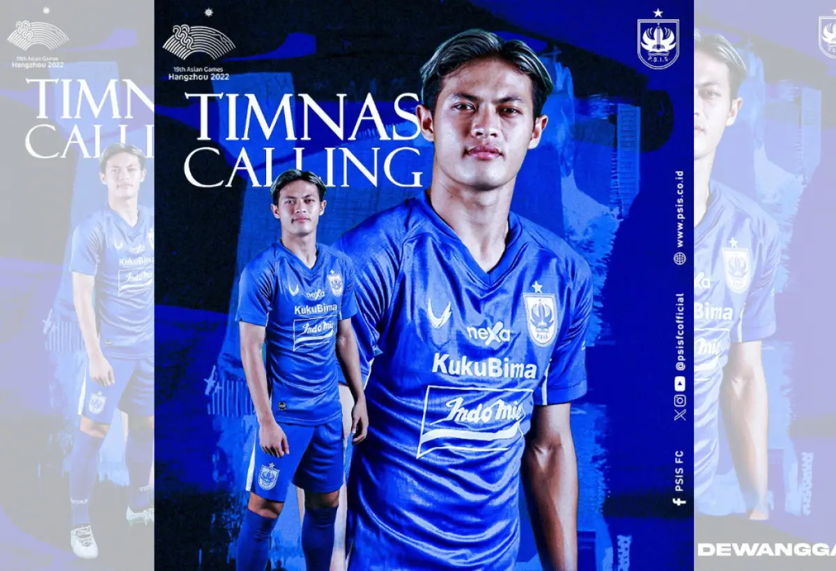 Alfeandra Dewangga dapat panggilan Timnas untuk Asian Games ke-19 di Hangzhou. (Sumber : Instagram/psisfcofficial)
