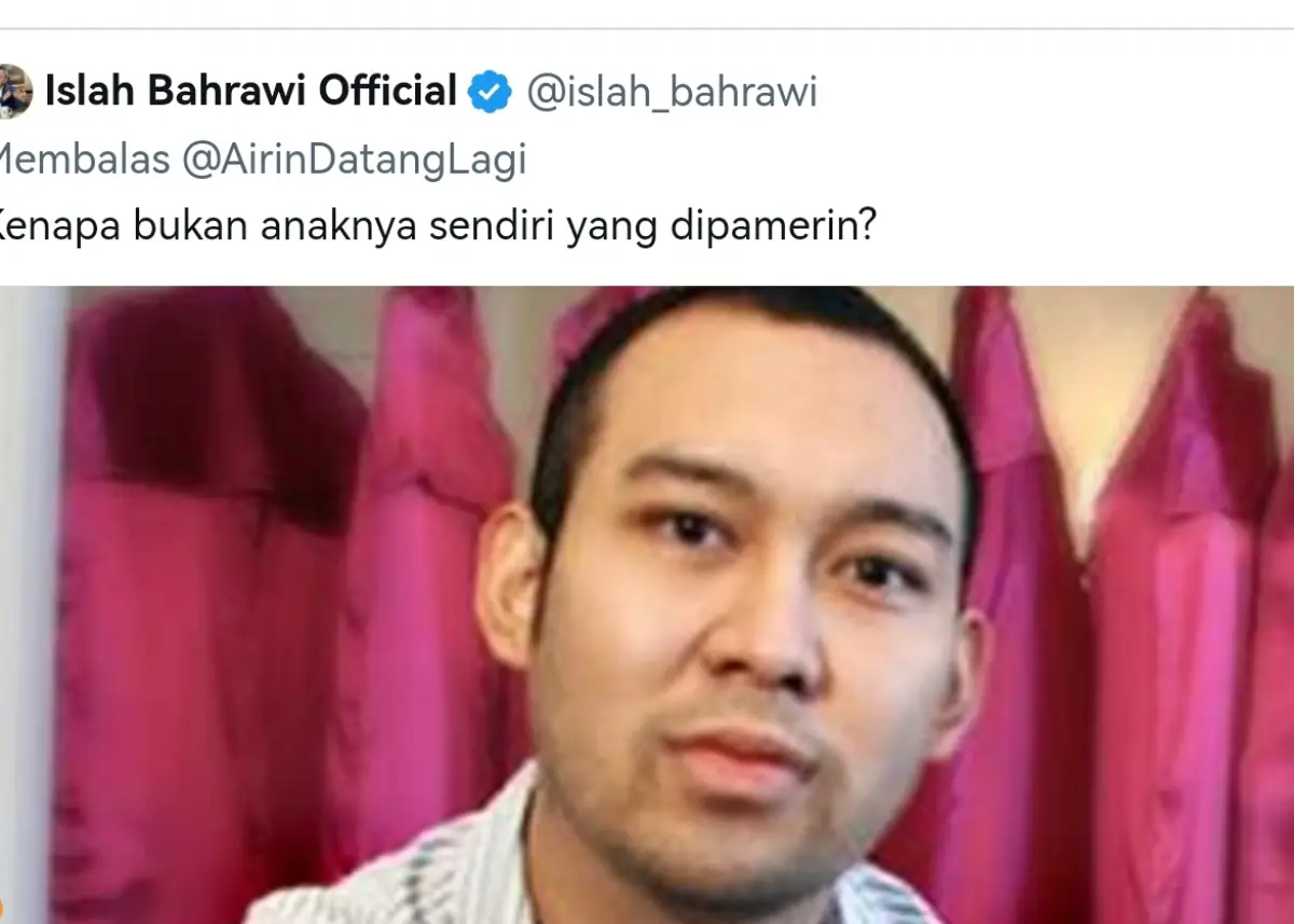 Gibran bela anak Prabowo (Sumber : X @islah_Bahrawi)