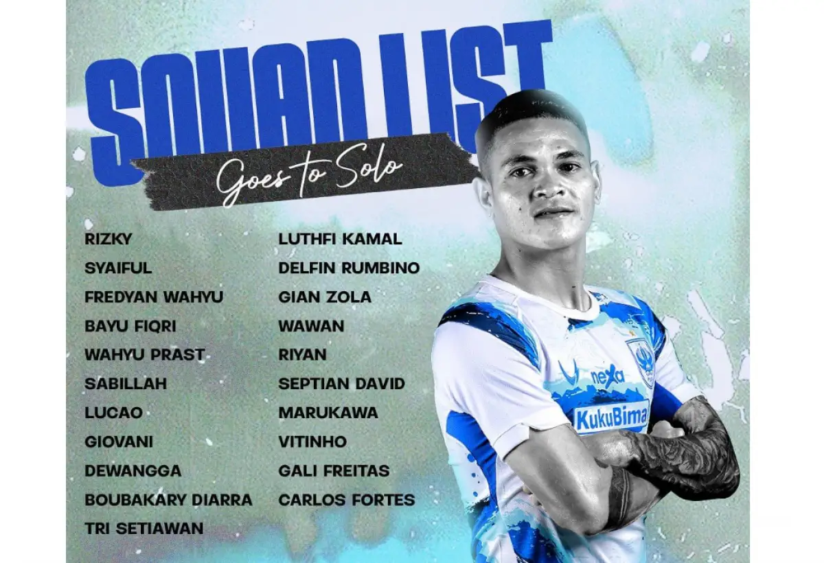 Skuad list PSIS Semarang vs Persis Solo, (Sumber : Instagram/psisfcofficial)
