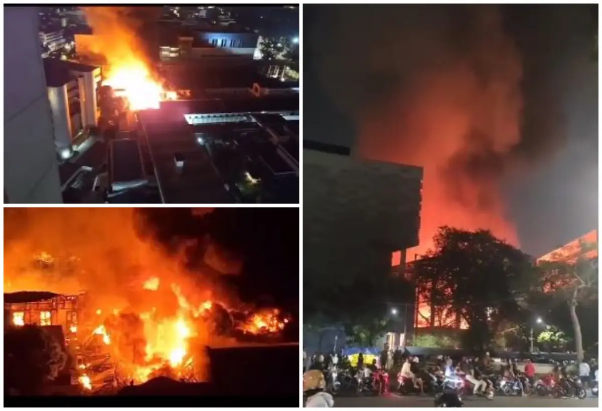 Terungkap, ini penyebab kebakaran di Museum Nasional tadi malam. (Sumber : Twitter.com)