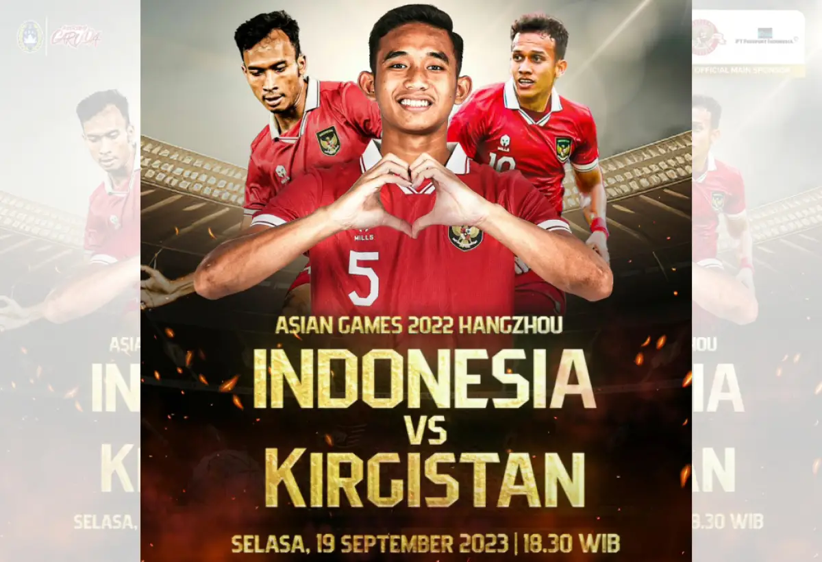 Jadwal Timnas Indonesia U-24 di Asian Games 2022. (Sumber : Instagram/timnas.indonesia)