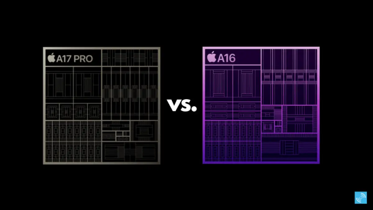 Perbandingan lengkap antara A17 Pro dan A16 Bionic. (Sumber : Gizmochina)