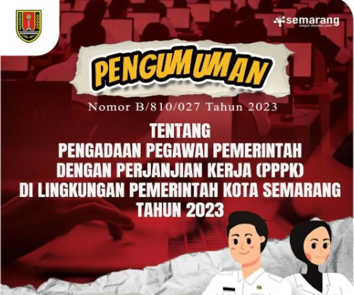 Daftar Formasi PPPK 2023 di Kota Semarang, Cek Persyaratan & Cara Mendaftarnya (Sumber : instagram.com/semarangpemkot)