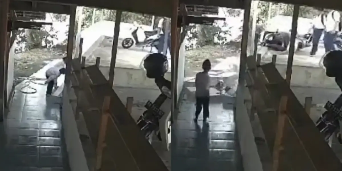 Innalilahi! Bocah 8 Tahun Meninggal saat Wudhu Usai Tertimpa Dinding yang Ditabrak Motor Pelajar SMP (Sumber : Instagram/@agoezbandz4)