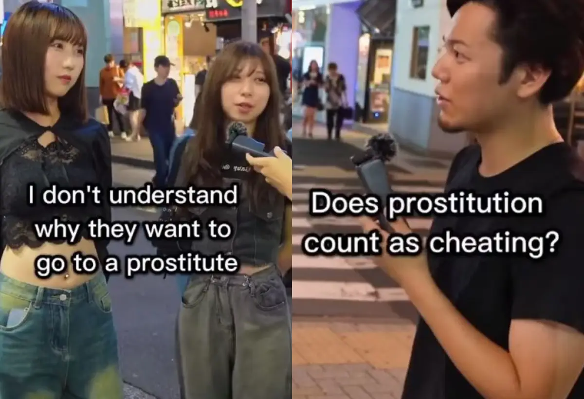 Heboh Sebut Prostitusi Bukan Perselingkuhan, Begini Kata Sejumlah Warga Jepang (Sumber : TikTok @takashiifromjapan)
