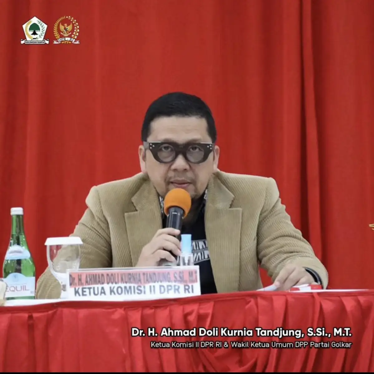 DPR RI dan pemerintah sepakati perubahan jadwal pendaftaran capres dan cawapres (Sumber : instagram @ahmaddolikurnia)