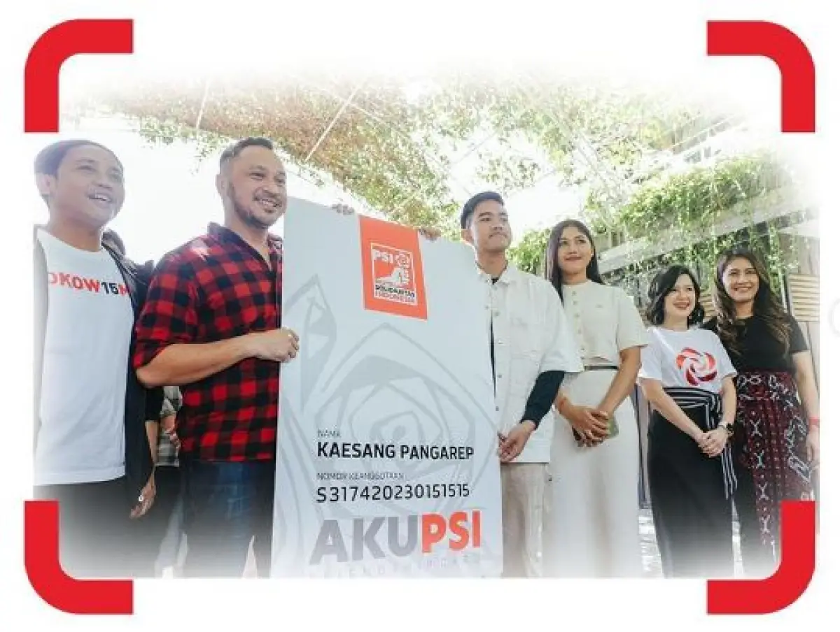 Kaesang Pangarep resmi gabung ke PSI (Sumber : instagram.com/psi_id)