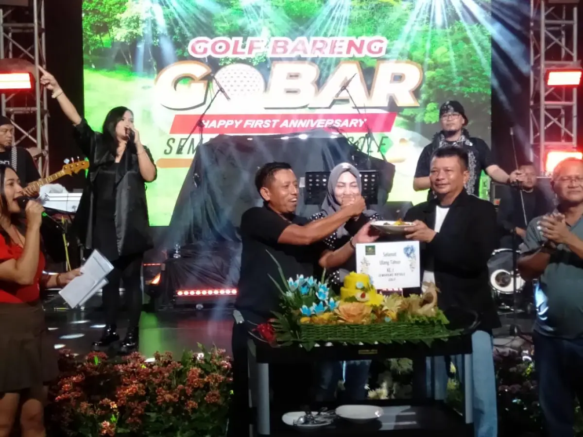 Perayaan First Anniversary Semarang Royale Golf, Sabtu 23 September 2023. Fokus masyarakatkan olahraga golf.