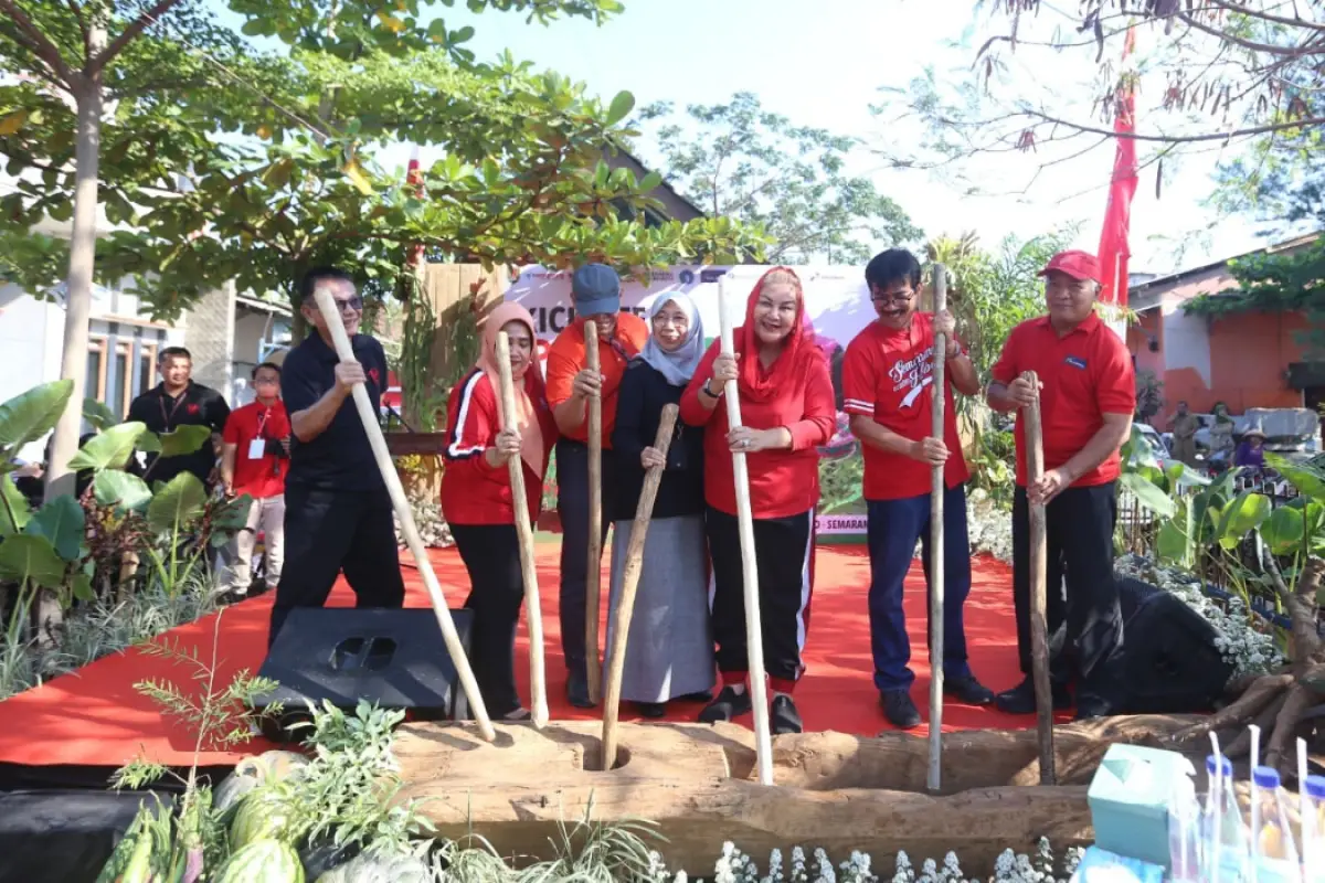 Peluncuran program Perdu Semerbak. (Sumber : Pemkot Semarang)