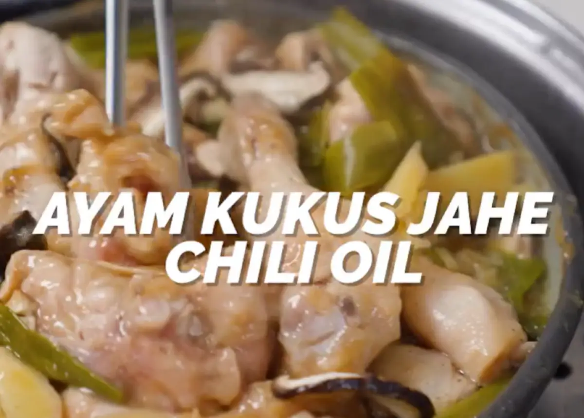 Resep Ayam Kukus Jahe Chili Oil dari William Gozali jebolan Masterchef Indonesia. (Sumber : Instagram @willgoz)