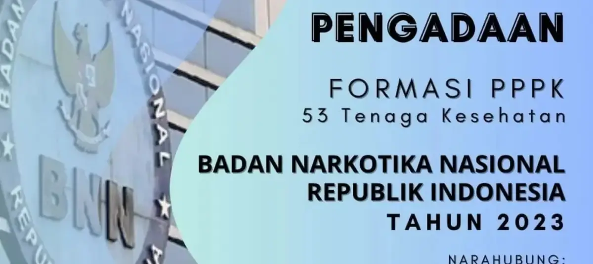 PPPK BNN RI (Sumber : Instagram @infobnn_ri)