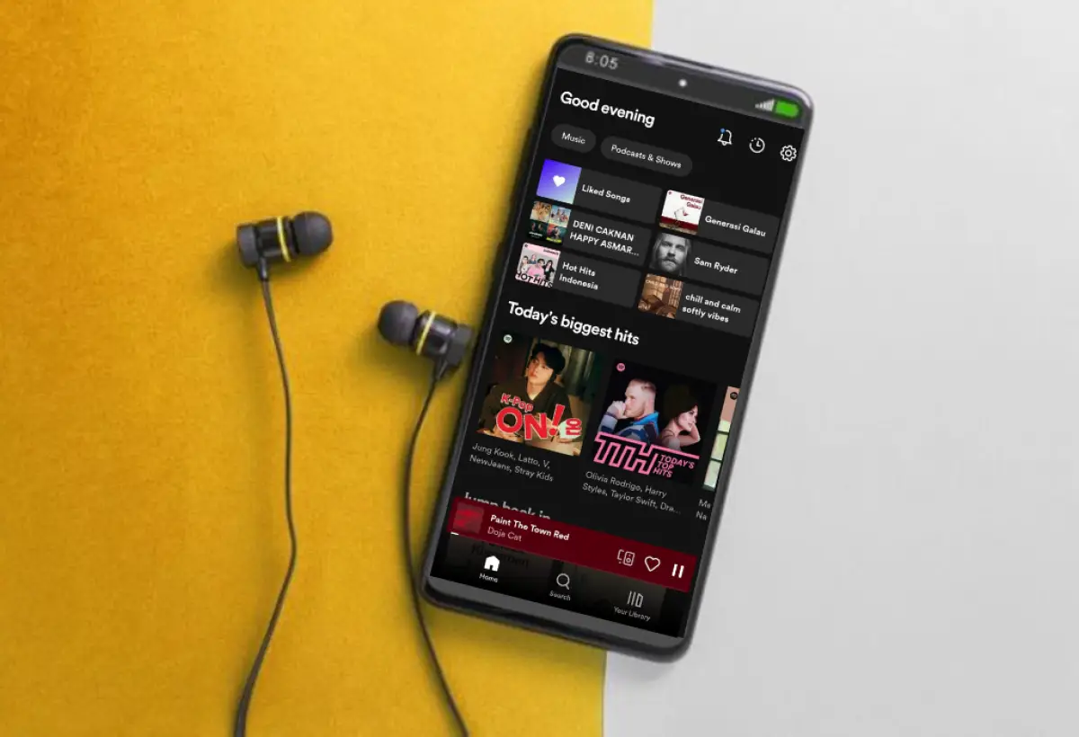 Cara Menggunakan Fitur Baru Jam di Spotify (Sumber : Freepik/user20401653)