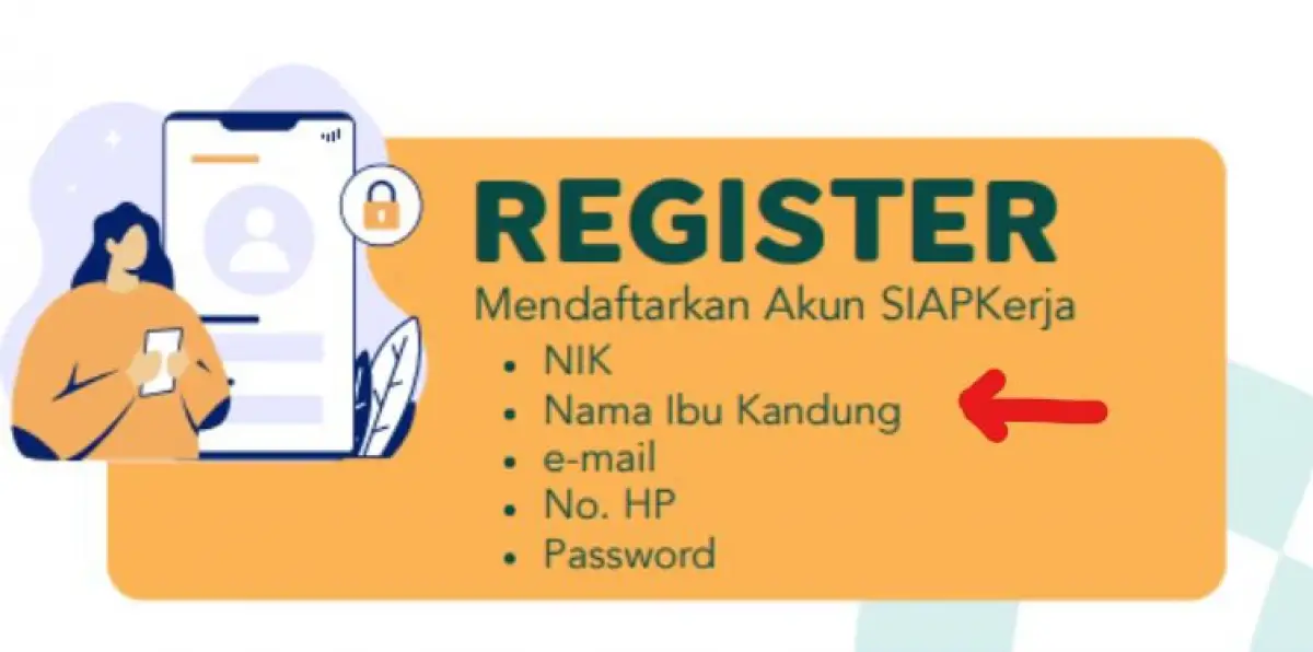 Akses Akun SIAPKerja Kemnaker Harus Cantumkan Nama Ibu Kandung (Sumber : twitter.com/anak_legal)