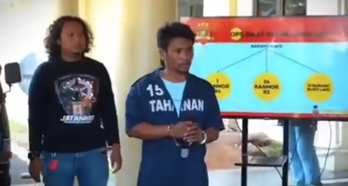 Pelaku Curanmor Semarang Beberkan Fakta Jenis Motor yang Mudah Dicuri, Publik Kaget Pas Dengar Merek Ini (Sumber : Polrestabes Semarang/Twitter (@kegblgnunfaedh))