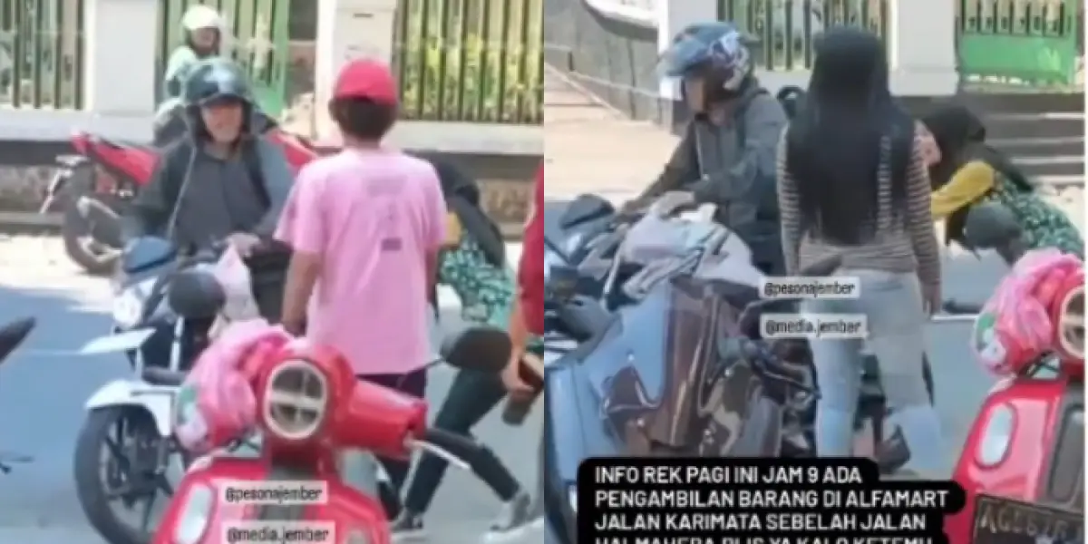 Bukannya Menolong, Respons Warga Lihat Wanita Tangkap Maling Sendiri Ini Malah Bikin Miris (Sumber : Instagram/@frix.id)
