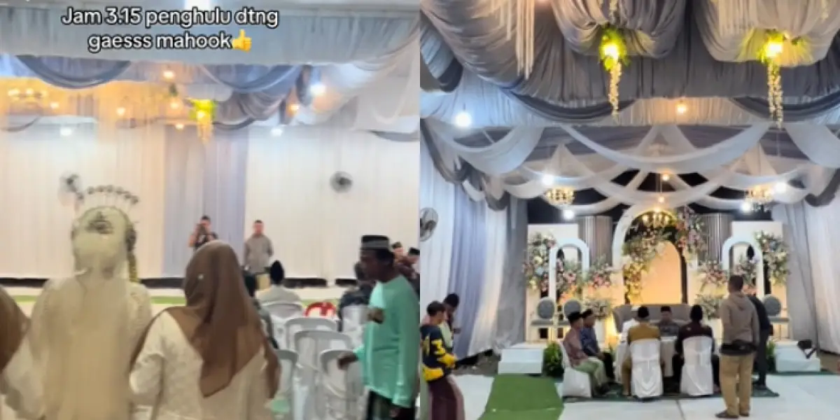 Viral Pasangan Langsungkan Acara Akad Jam 3 Pagi, Nasib Penghulu Dipertanyakan Warganet (Sumber : TikTok/@anna_griya_rias)