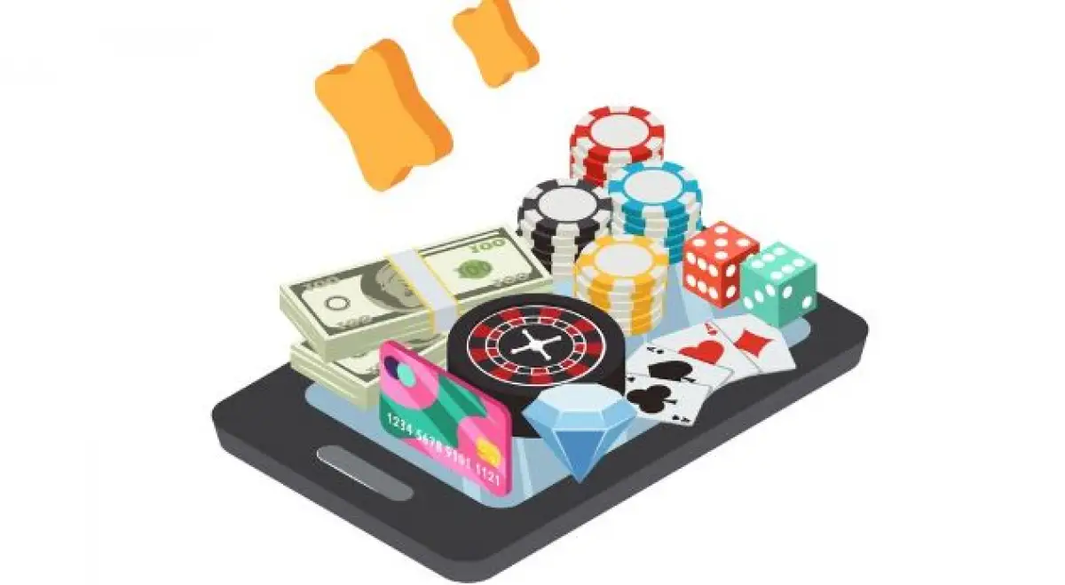 Ciri Orang Kecanduan Judi Online (Sumber : Freepik/macrovector)