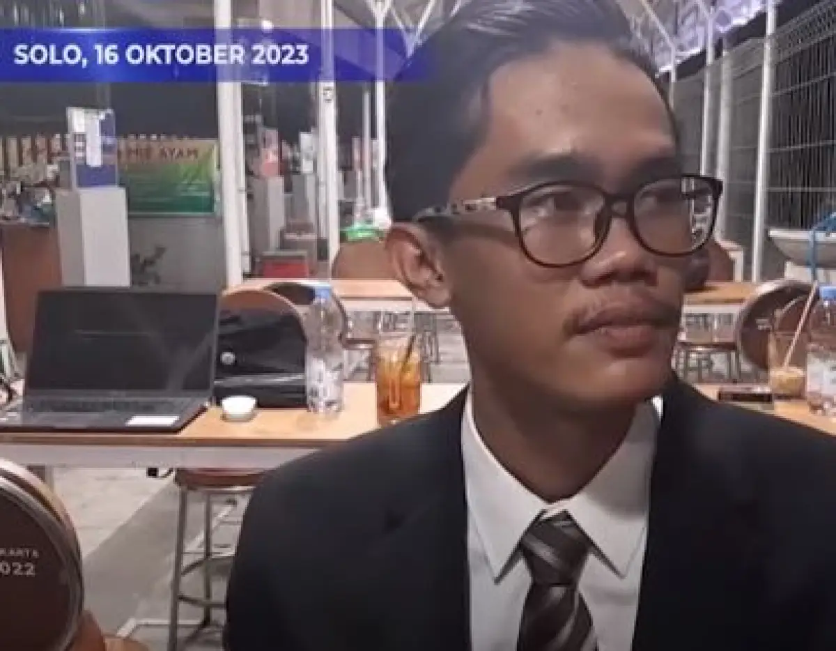 Sosok Almas Tsaqibbirru, pemuda yang muluskan jalan Gibran jadi Cawapres (Sumber : YouTube Kompas TV)