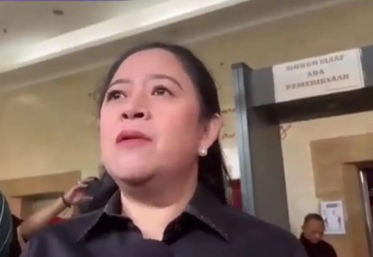 Puan Maharani tanggapi ketidakhadiran Jokowi di deklarasi cawapres Ganjar (Sumber : Kompas TV)