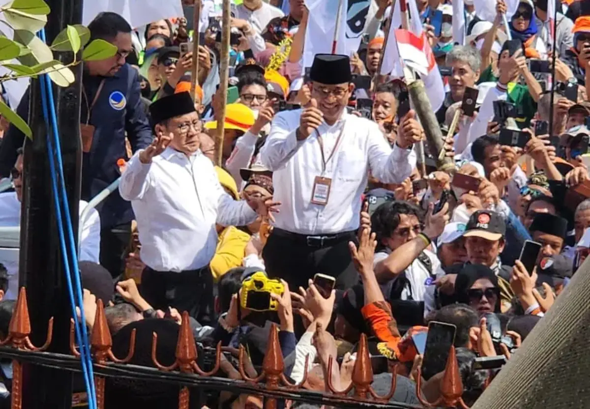 Anies Baswedan dan Muhaimin Iskandar menjadi pasangan Capres dan Cawapres pertama yang mendaftar di Komisi Pemilihan Umum (KPU) RI. (Sumber : Instagram)