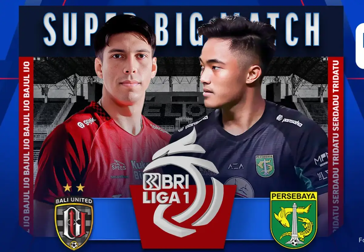 Bali United vs Persebaya Surabaya, BRI Liga 1, Jumat, 20 Oktober 2023, pukul 15.00 WIB. (Sumber : vidio.com)