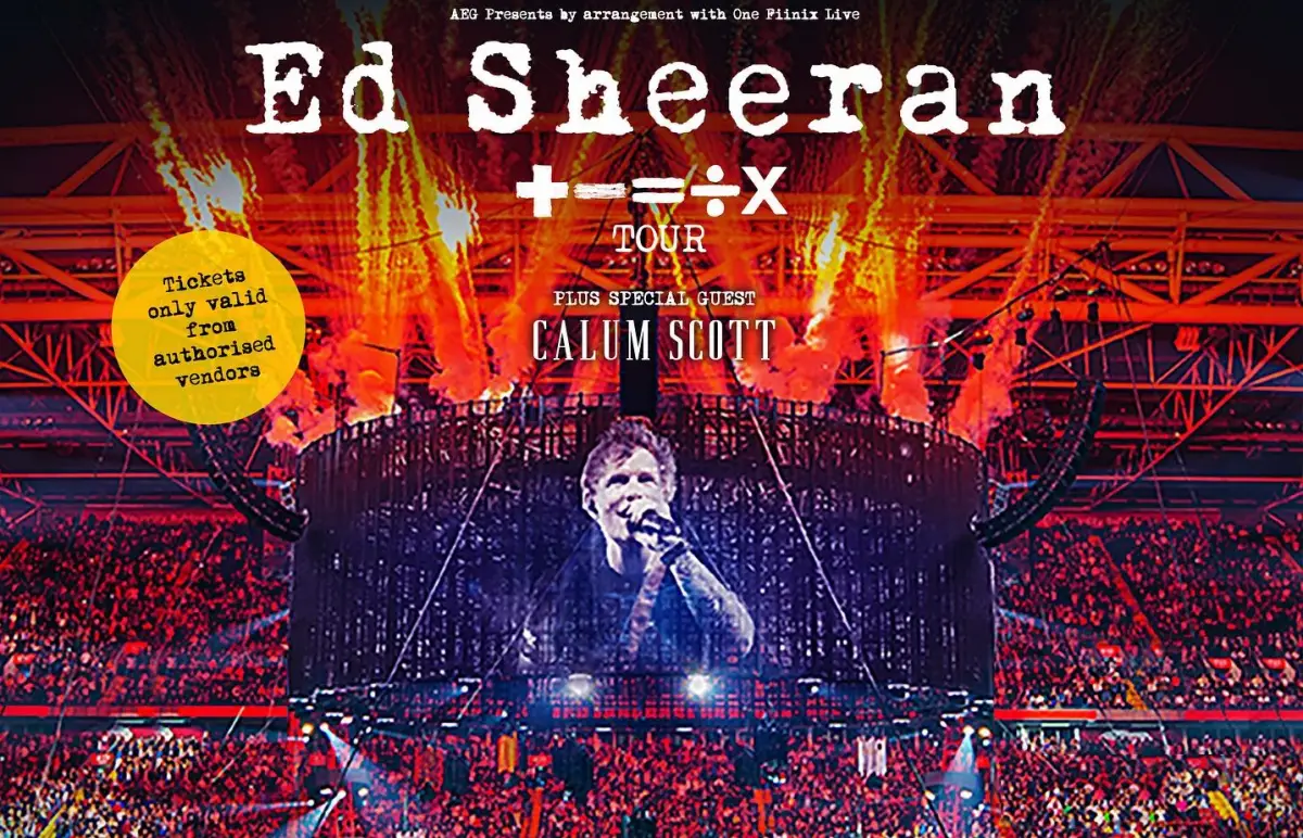 Konser Ed Sheeran di Stadion GBK Jakarta, 2 Maret 2024. War tiket mulai 30 Oktober 2023. (Sumber : Instagram @soundrhythm)