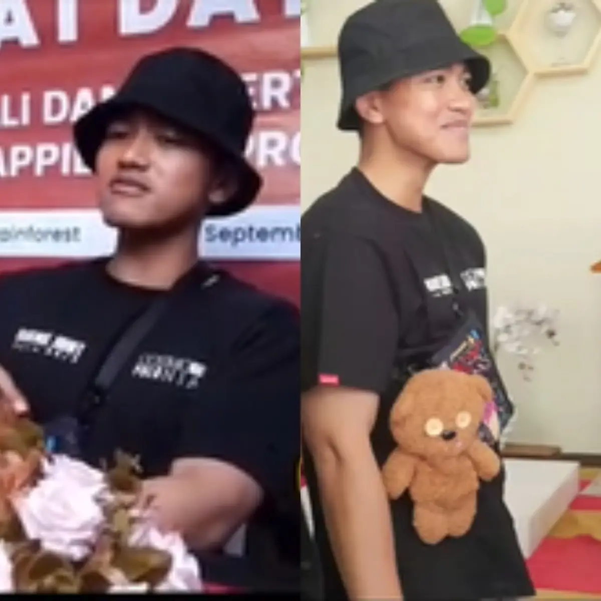 Lagi Tugas Jadi Ketua PSI, Kaesang Pangarep Pede Pakai Tas Teddy Bear, Ternyata Ini Artinya! (Sumber : TikTok/@jurnalis.rakyat)