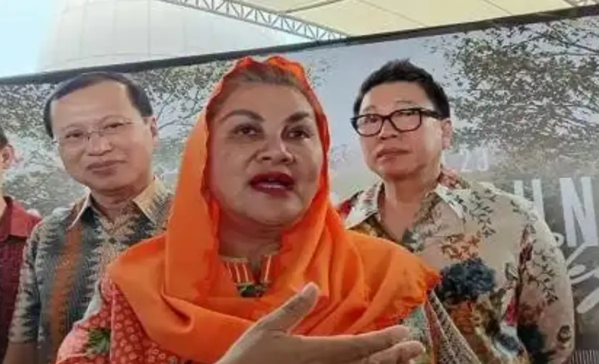 Mbak ita hadiri peresmian pembanguna Mall 23 Semarang (Sumber : antara)